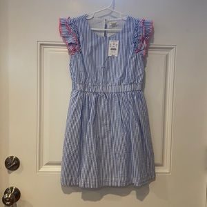 NWT Crewcuts seersucker dress. Size 8.